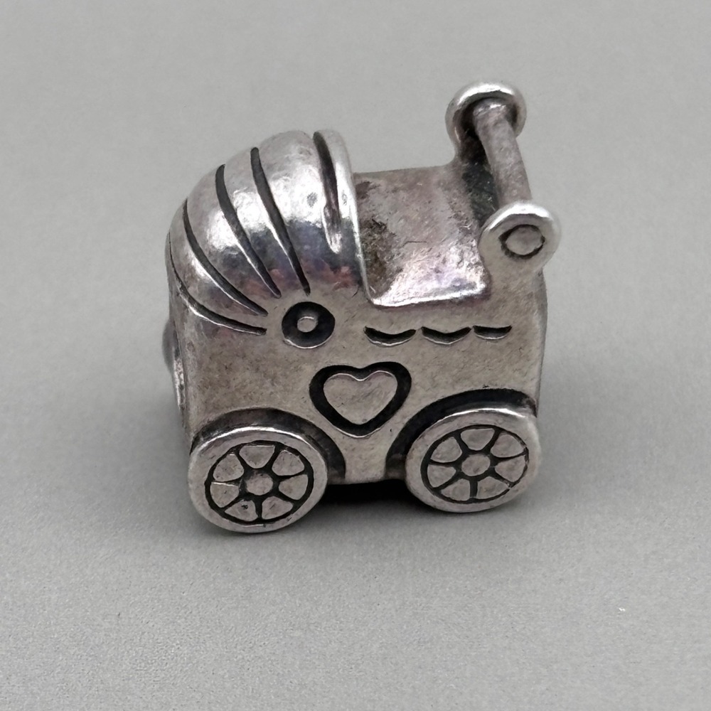 PANDORA Baby Carriage Charm 925 Sterling Silver